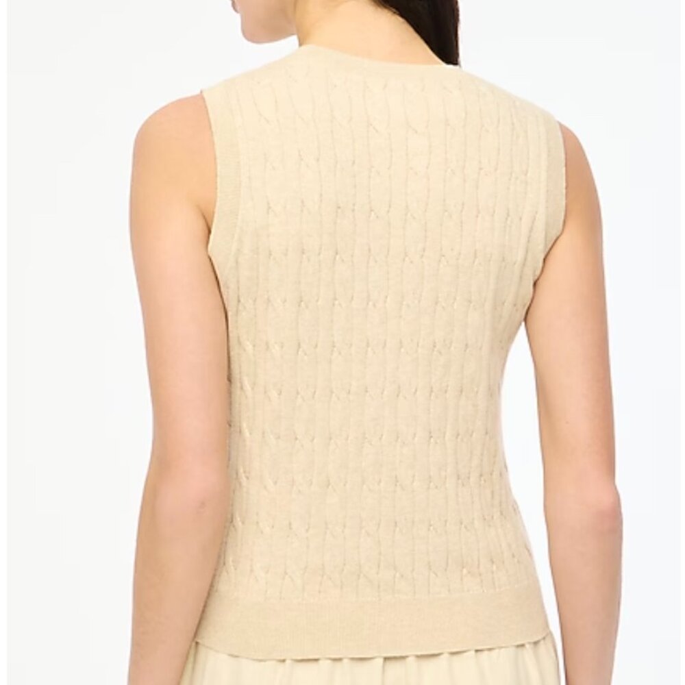 J Crew Cable Sweater Shell - Picture 9 of 9